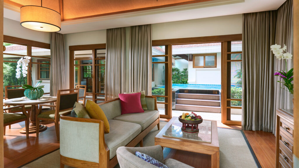 Two Bedroom Deluxe Beachfront Villa with Jacuzzi